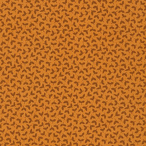 Paintbox - Leaves Amber Fabric