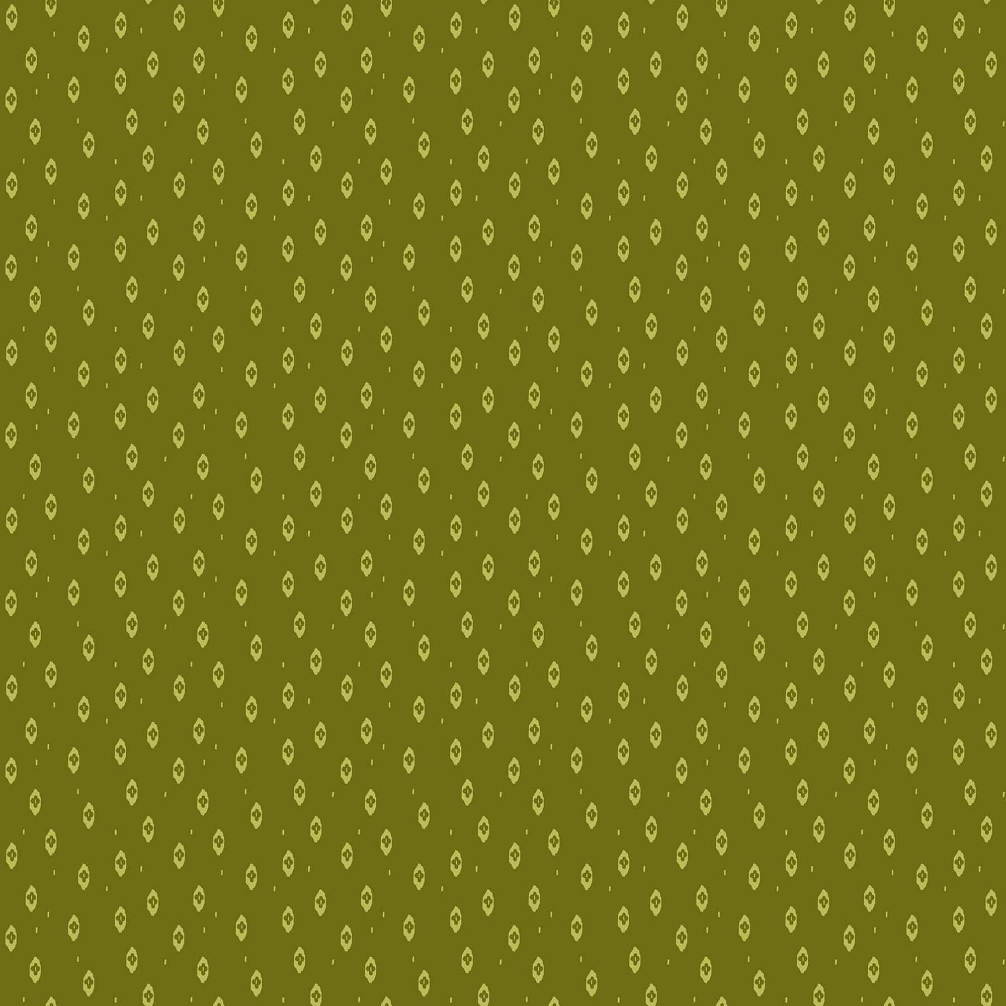 Summer's End - Ikat Evergreen Fabric