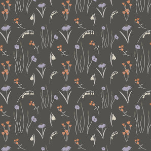 Pond Life - Mini Meadow Grey Fabric