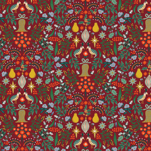 Holiday Classics - Partridge Berry Fabric
