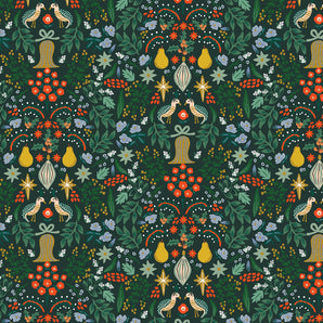 Holiday Classics - Partridge Evergreen Fabric