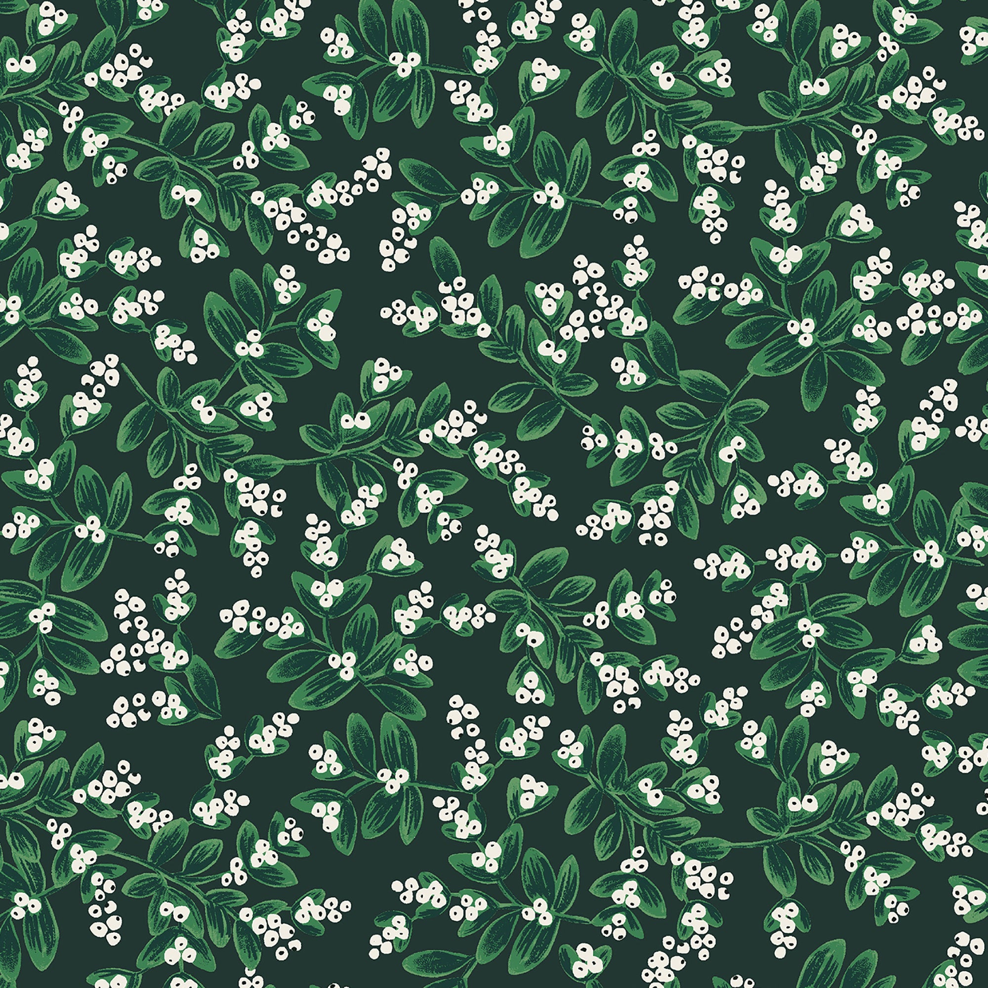 Holiday Classics - Mistletoe Evergreen Fabric