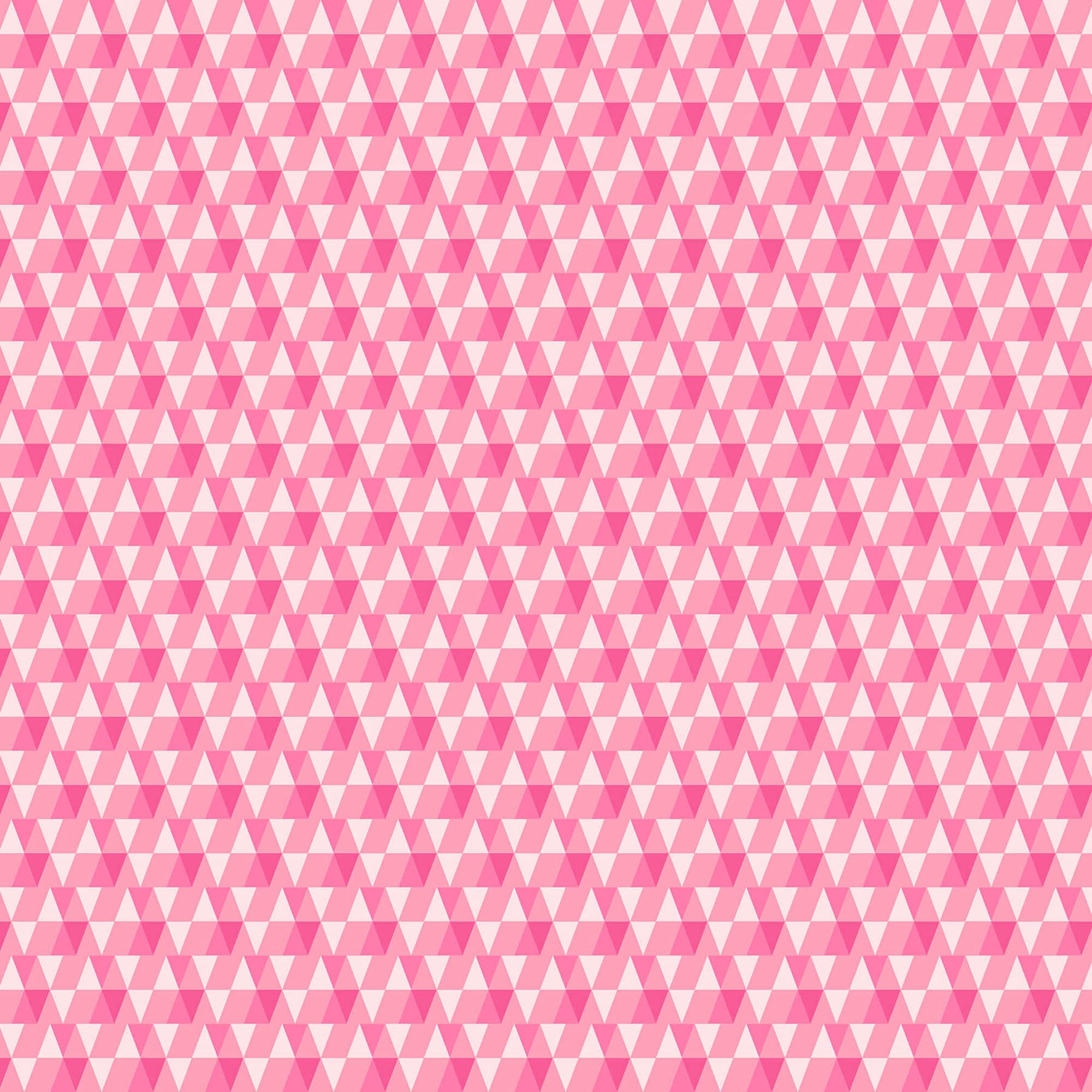 Peppermint - Triangles Bubblegum Fabric
