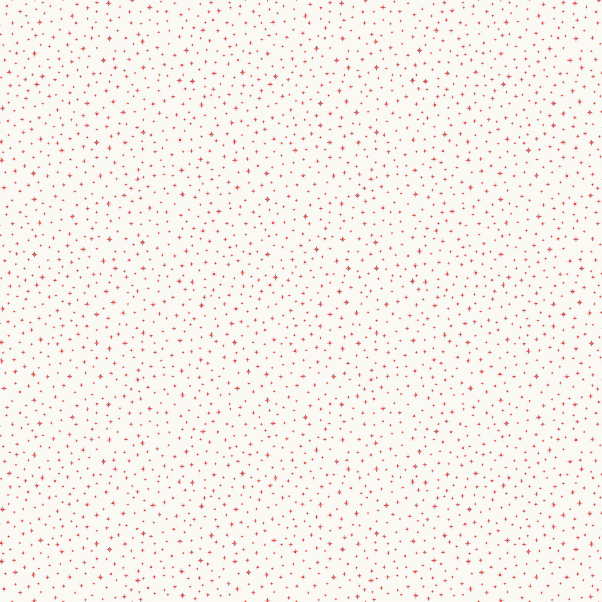 Peppermint - Twinkle Stars White Fabric