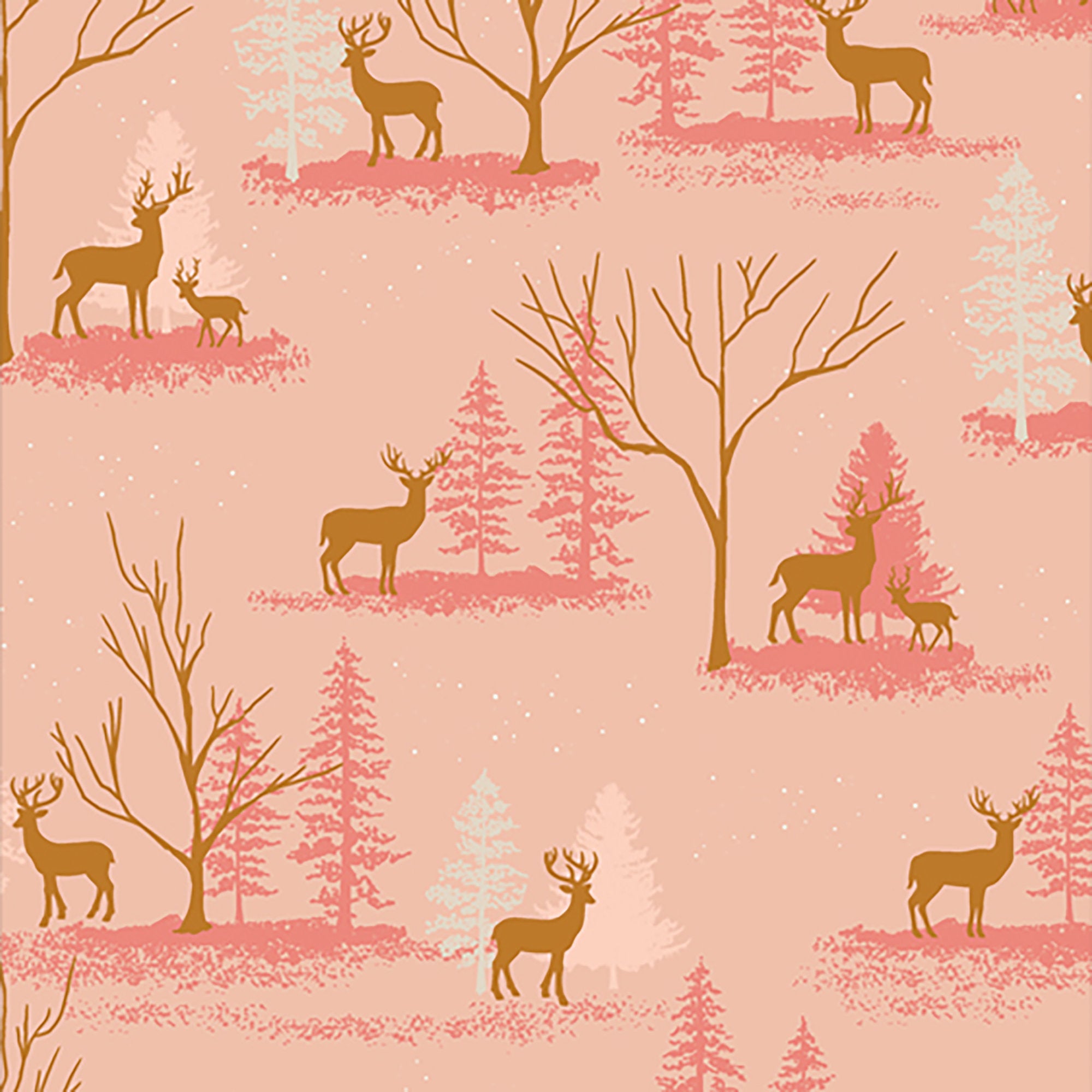 Cozy & Magical - Deer in Winterland Fabric