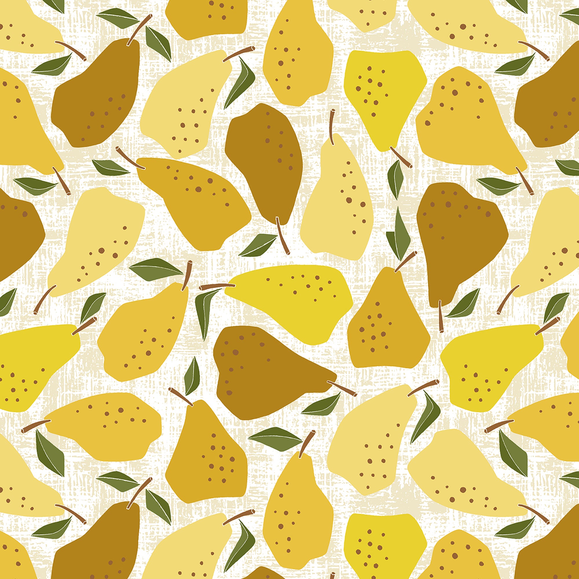 Under the Apple Tree - Pear Yellow Fabric