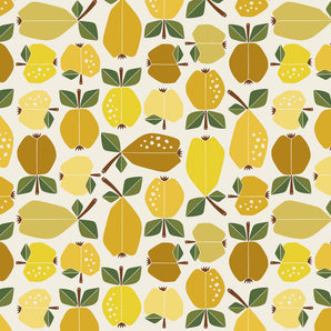 Under the Apple Tree - Orchard Golden Fabric