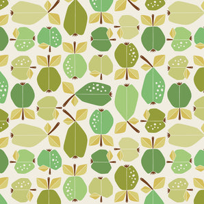 Under the Apple Tree - Orchard Viridescent Fabric