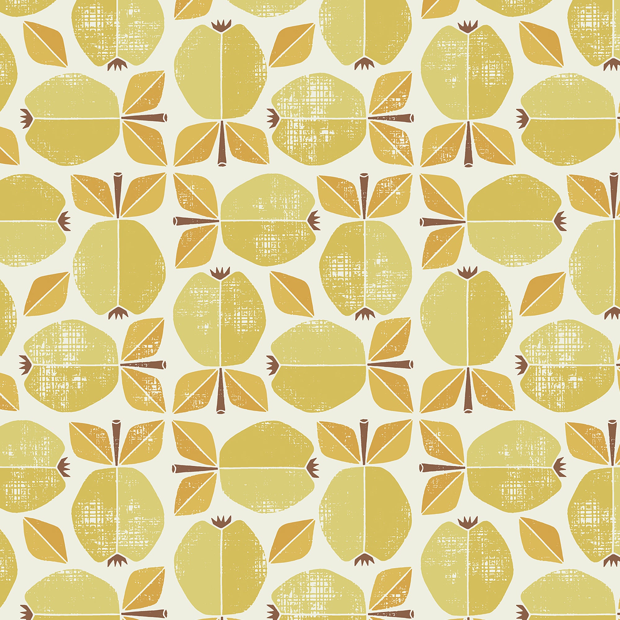 Under the Apple Tree - Apple Yellow Fabric