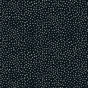 Happiest Dots - Black Fabric