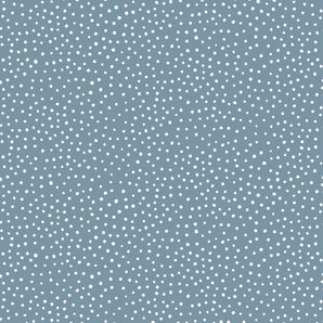Happiest Dots - Slate Blue Fabric