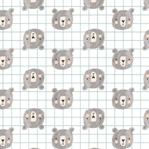 Wild Ones - Oso Calming Grey Fabric