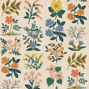 Meadow - Wildflower Field Natural Canvas