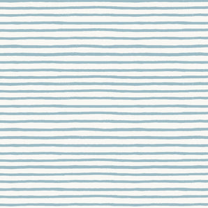 Holiday Classics - Festive Stripe Blue Fabric
