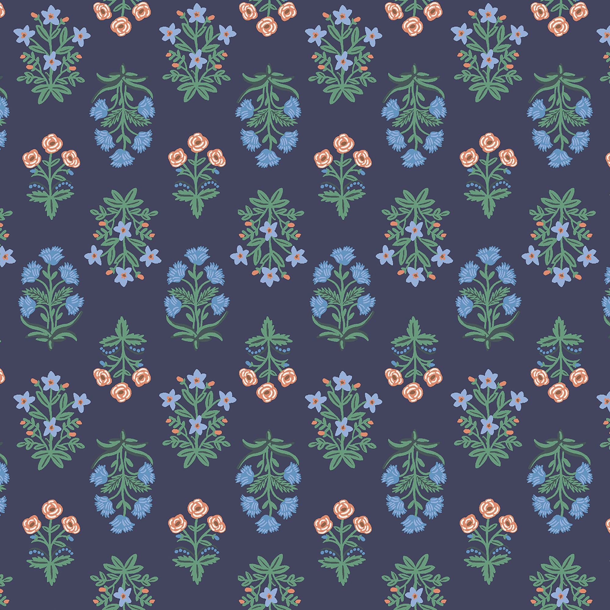 Camont - Menagerie Mugal Navy Fabric
