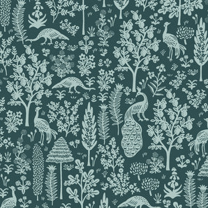 Camont - Menagerie Silhouette Emerald Fabric