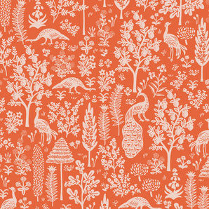 Camont - Menagerie Silhouette Orange Fabric